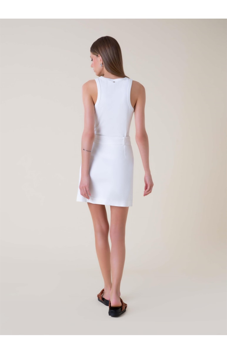 Saia Bandage Flat Off White