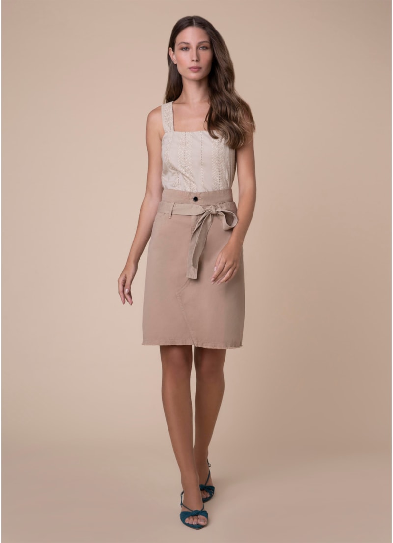 Saia Color Twill Clochard Bege