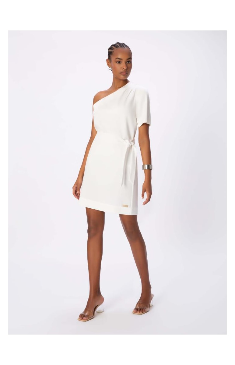 Saia Curta Cós Deslocado Off White