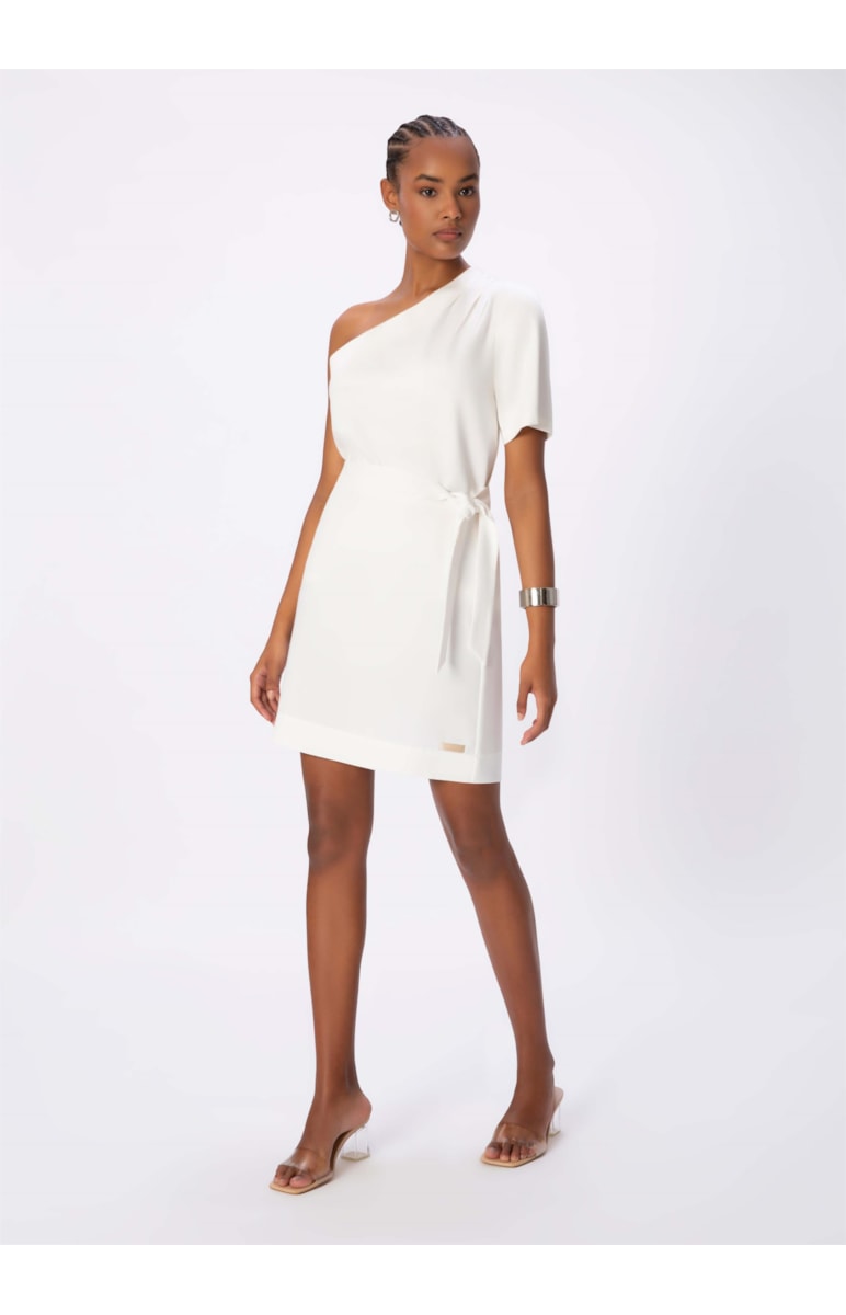 Saia Curta Cós Deslocado Off White