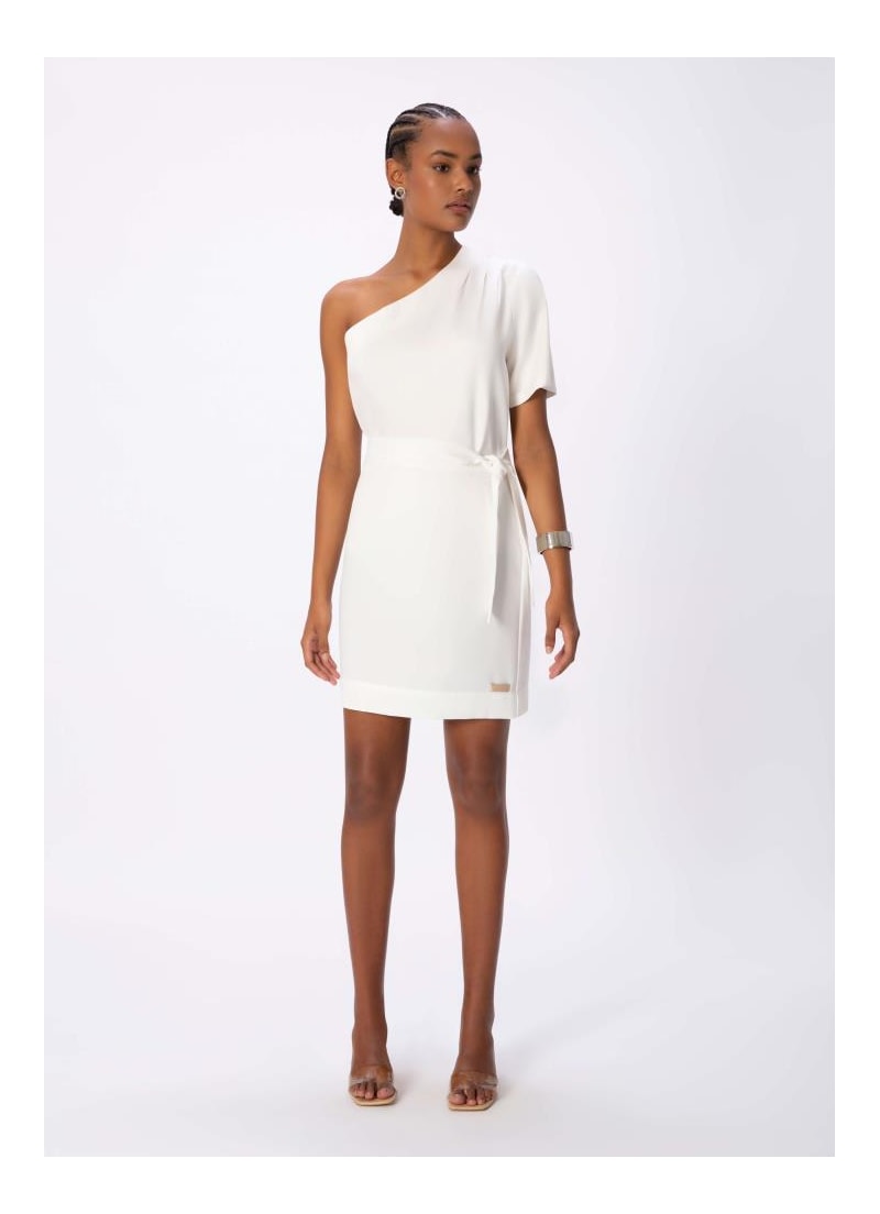 Saia Curta Cós Deslocado Off White