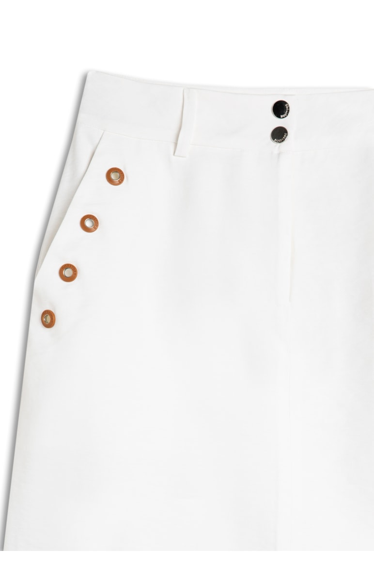 Saia Curta Ilhos Off White