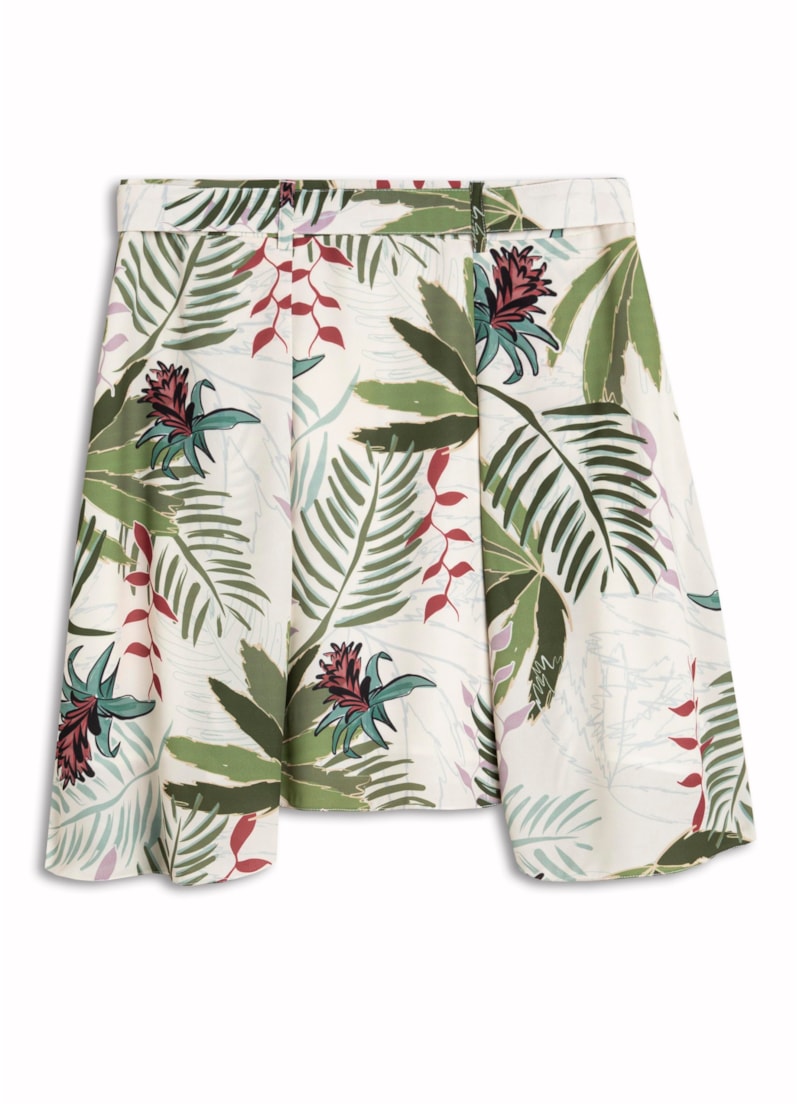 Saia Estampada Fivela Estampado