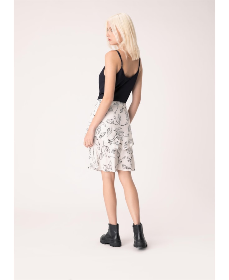 Saia Floral Estampado