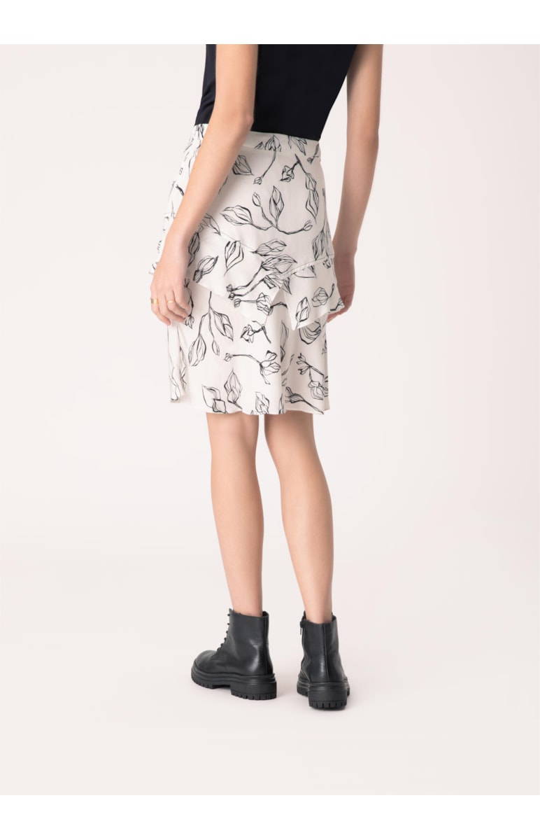 Saia Floral Estampado