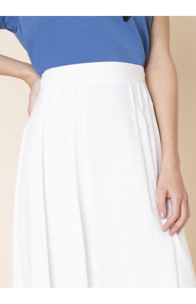 Saia Godê Pregas Off White