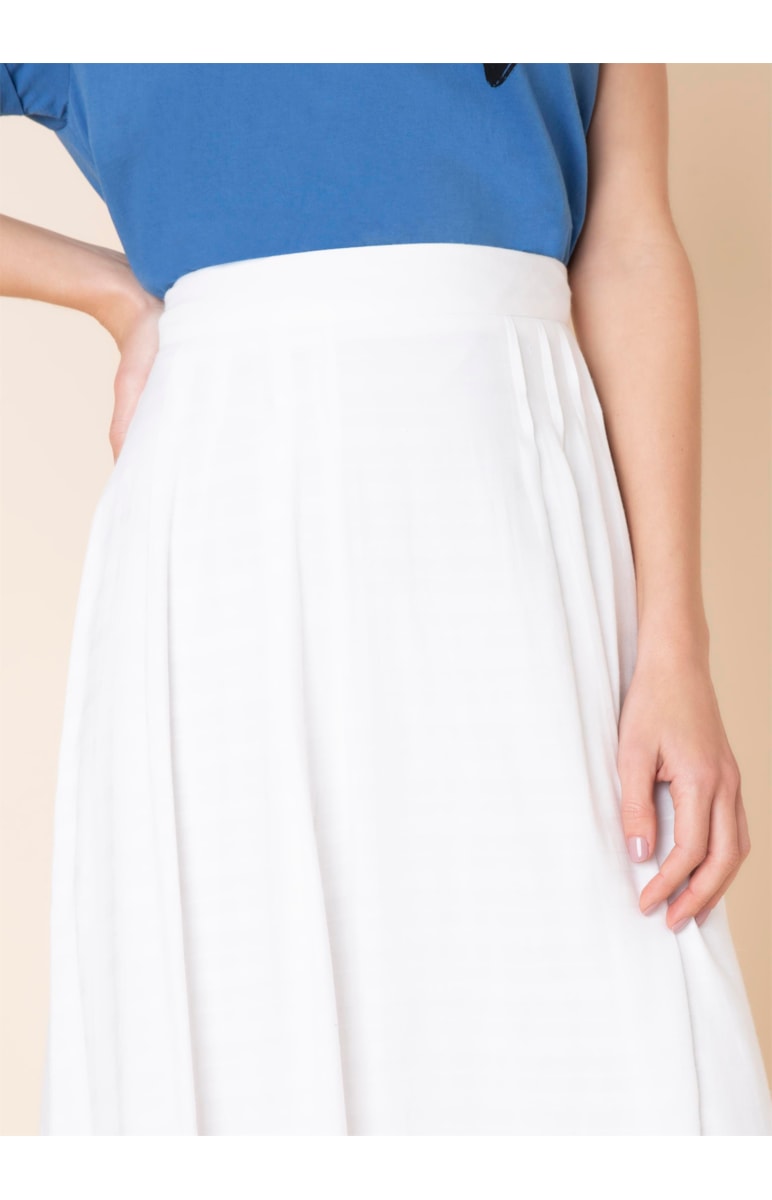Saia Godê Pregas Off White