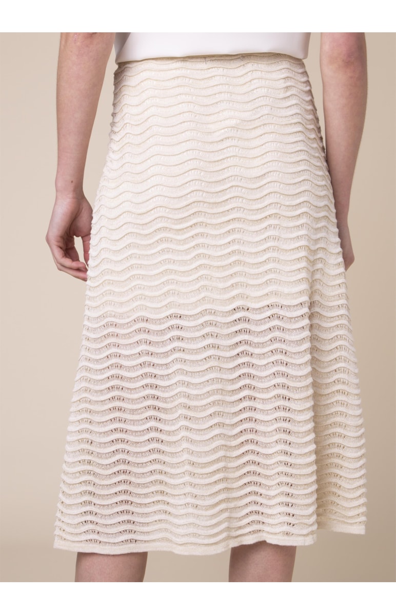 Saia Lurex Onda Off White