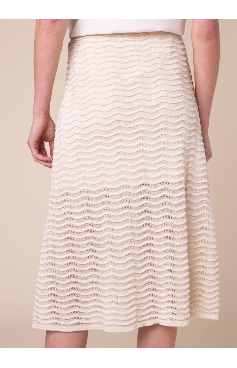 Saia Lurex Onda Off White