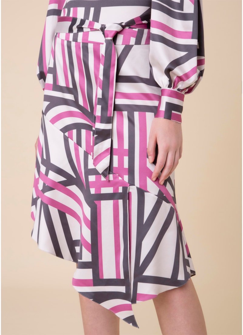 Saia Midi Chains Estampado