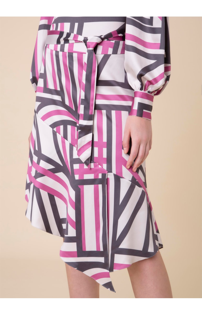 Saia Midi Chains Estampado