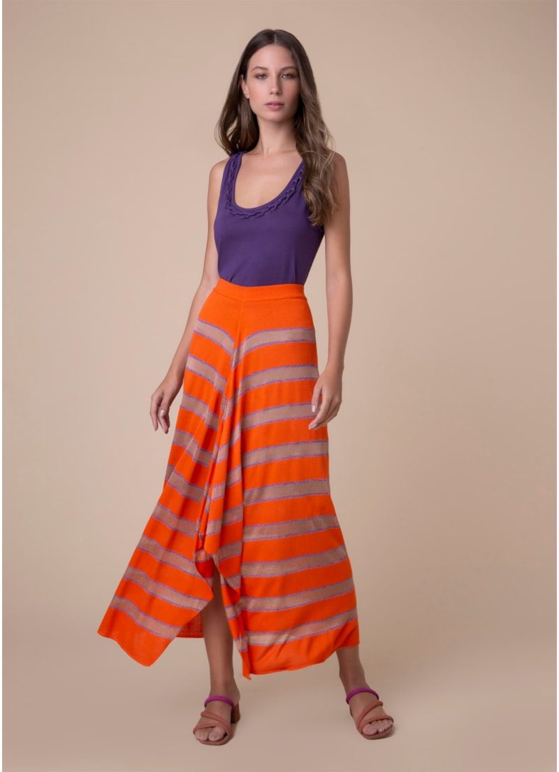 Saia Midi Listra Coral