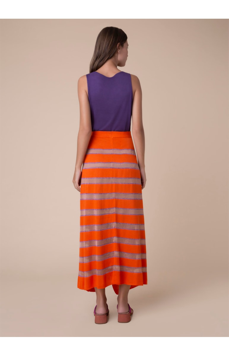 Saia Midi Listra Coral