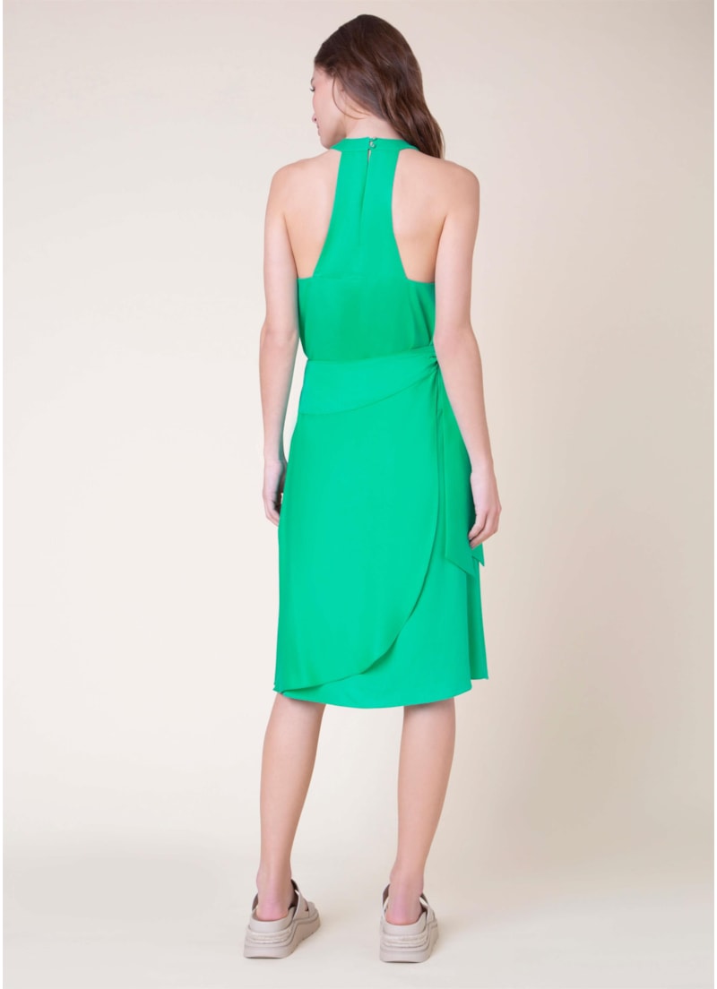 Saia Midi Maisha Verde Agua