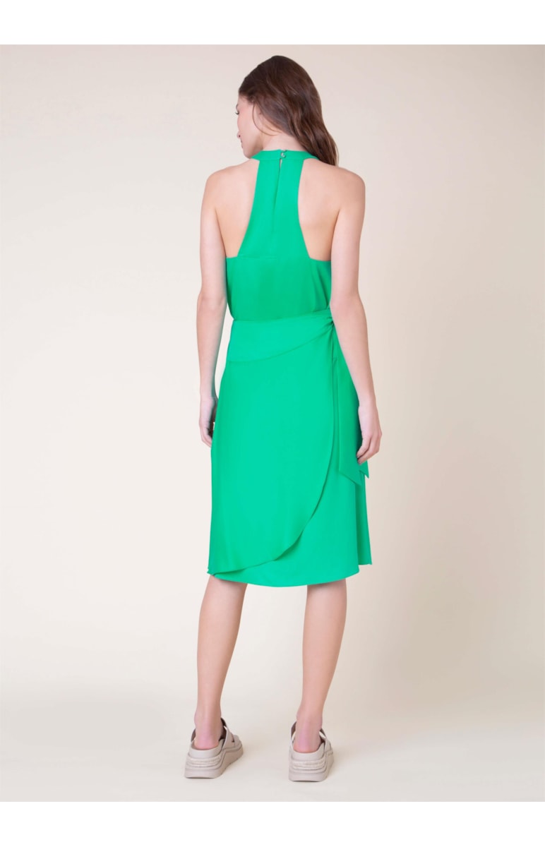 Saia Midi Maisha Verde Agua