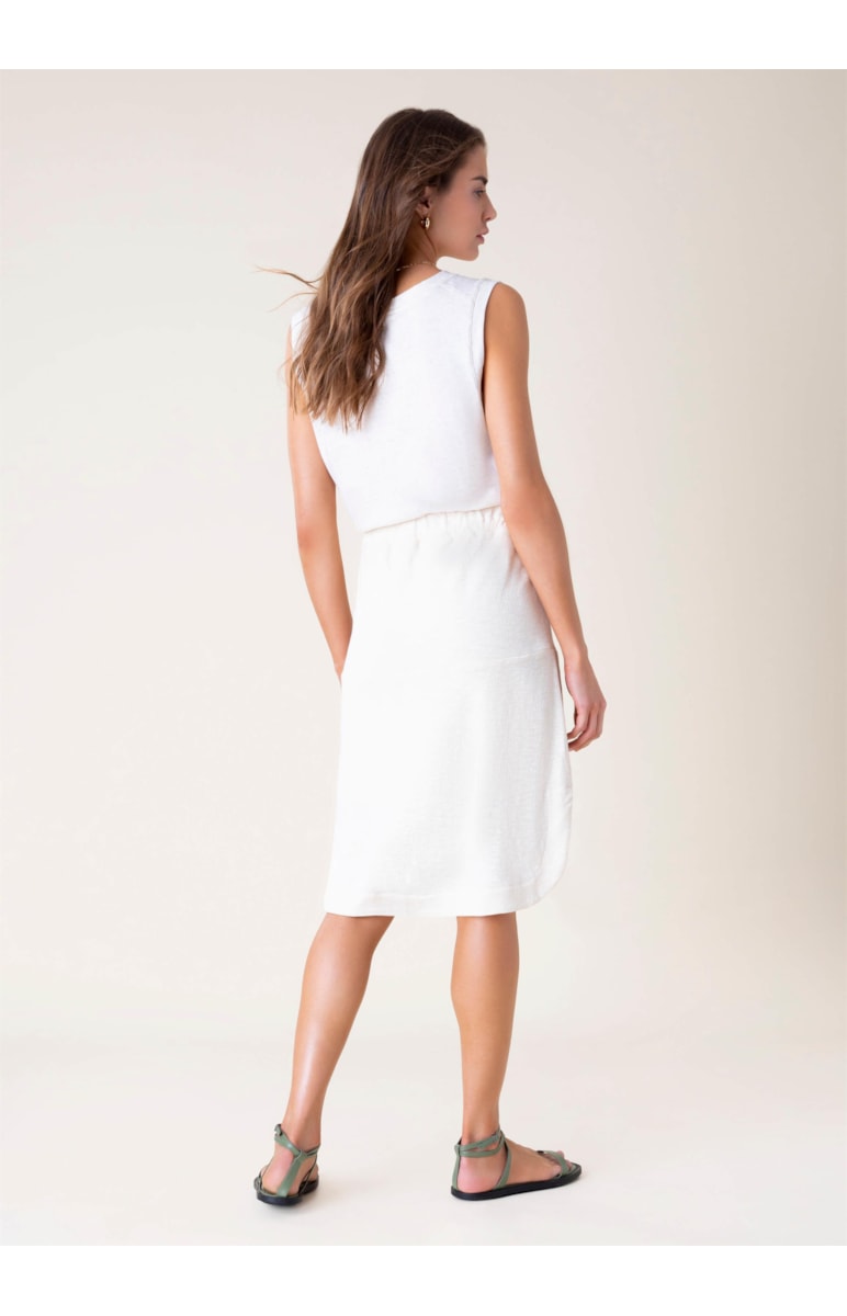 Saia Midi Nature Off White