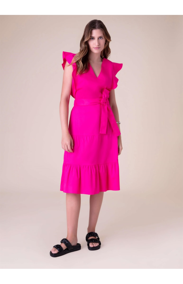 Saia Midi Paper Pink