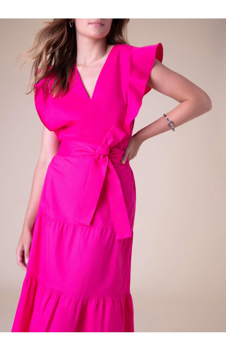 Saia Midi Paper Pink