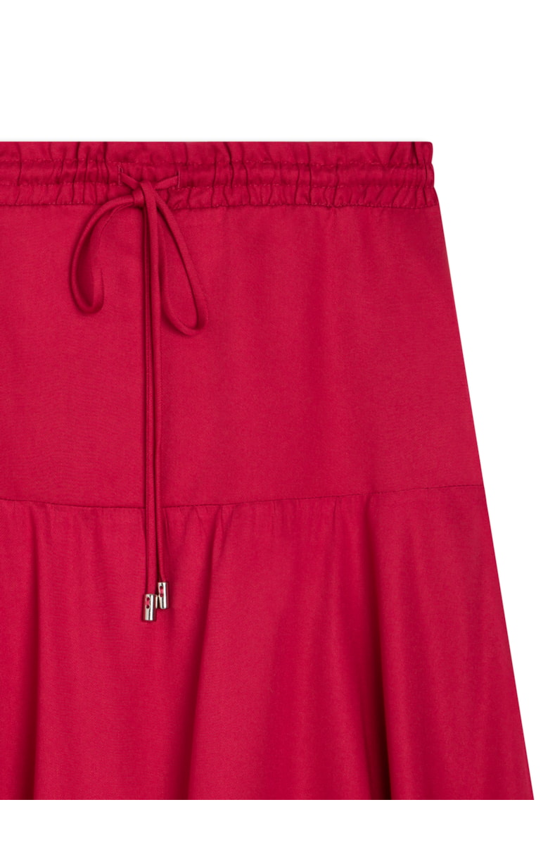 Saia Midi Venice Vermelho