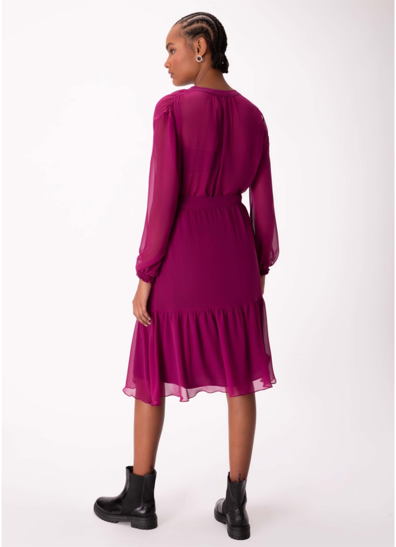 Saia Pura Seda Midi Marias Violeta