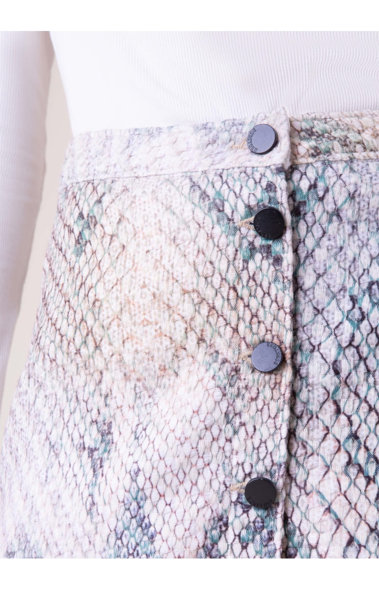 Saia Tweed Python Areia