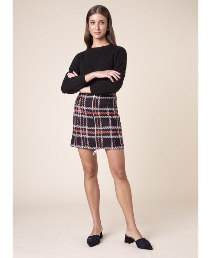 Saia Tweed Shetland Xadrez