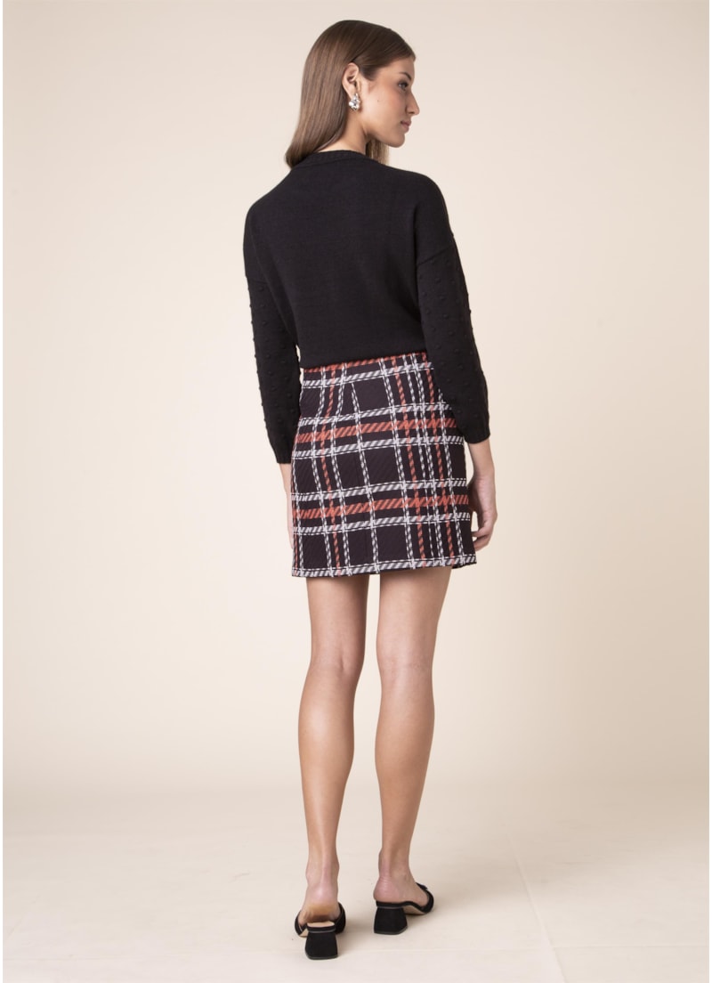 Saia Tweed Shetland Xadrez