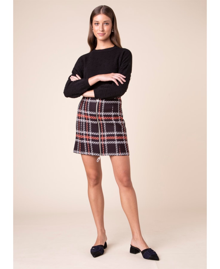 Saia Tweed Shetland Xadrez