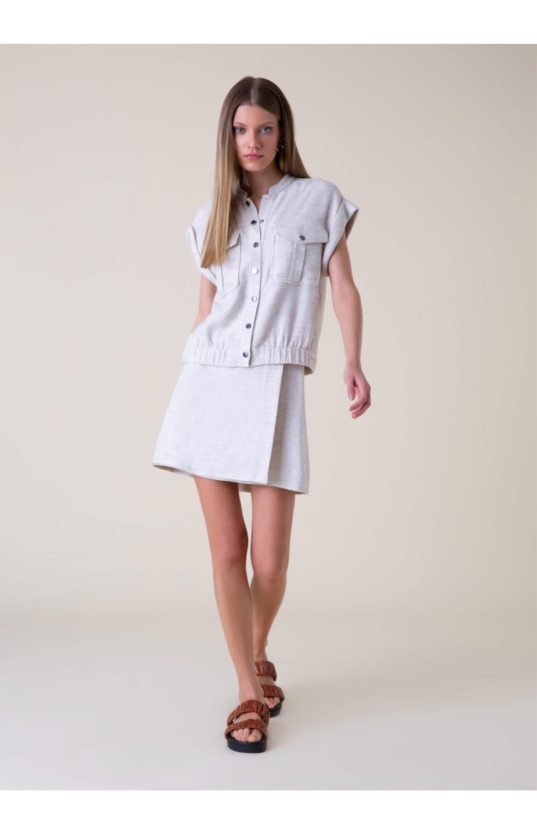 Saia Tweed Summer Off White