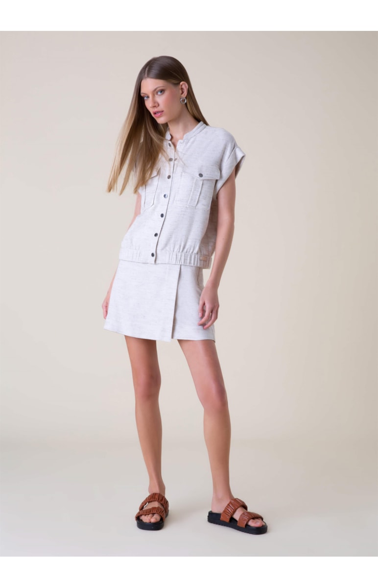 Saia Tweed Summer Off White