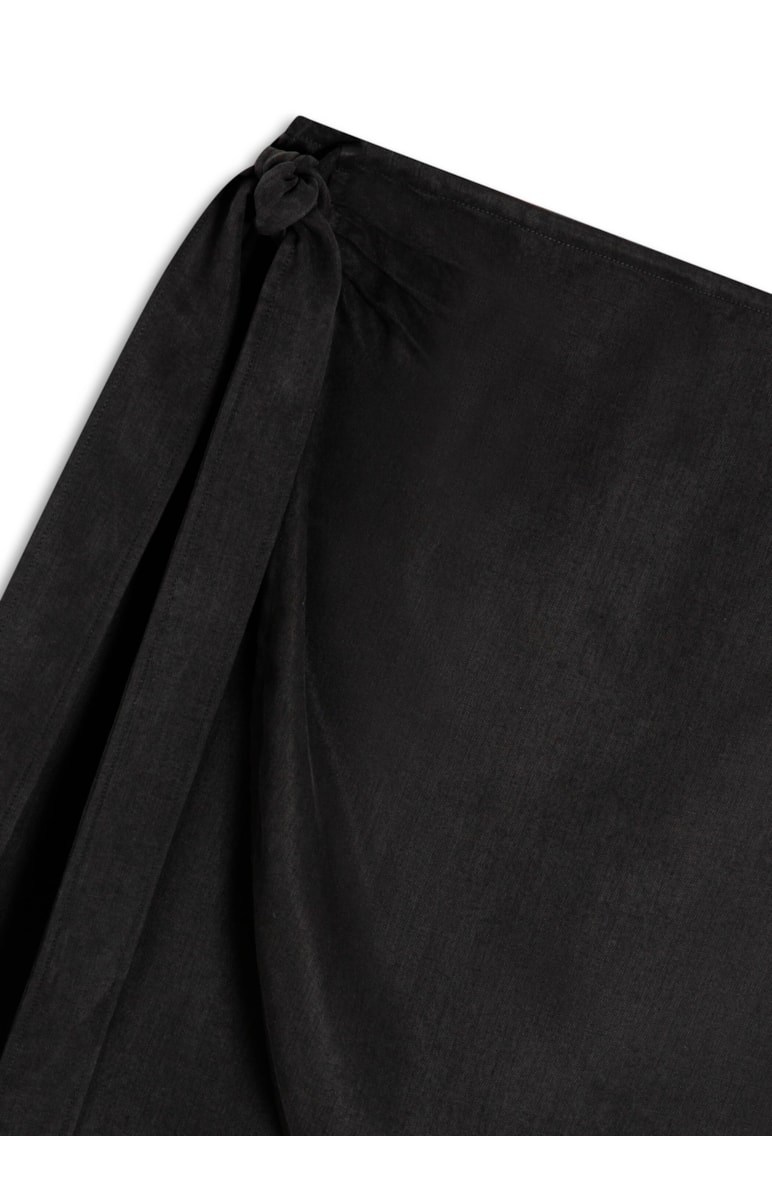 Saia Twill Pareô Preto