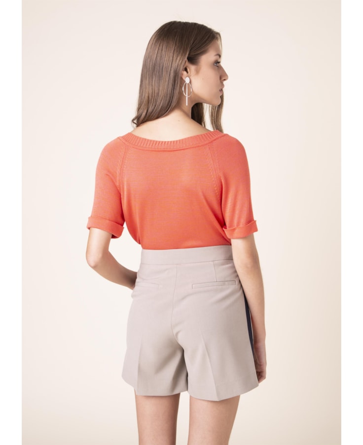 Short Alfaiataria Listras Areia