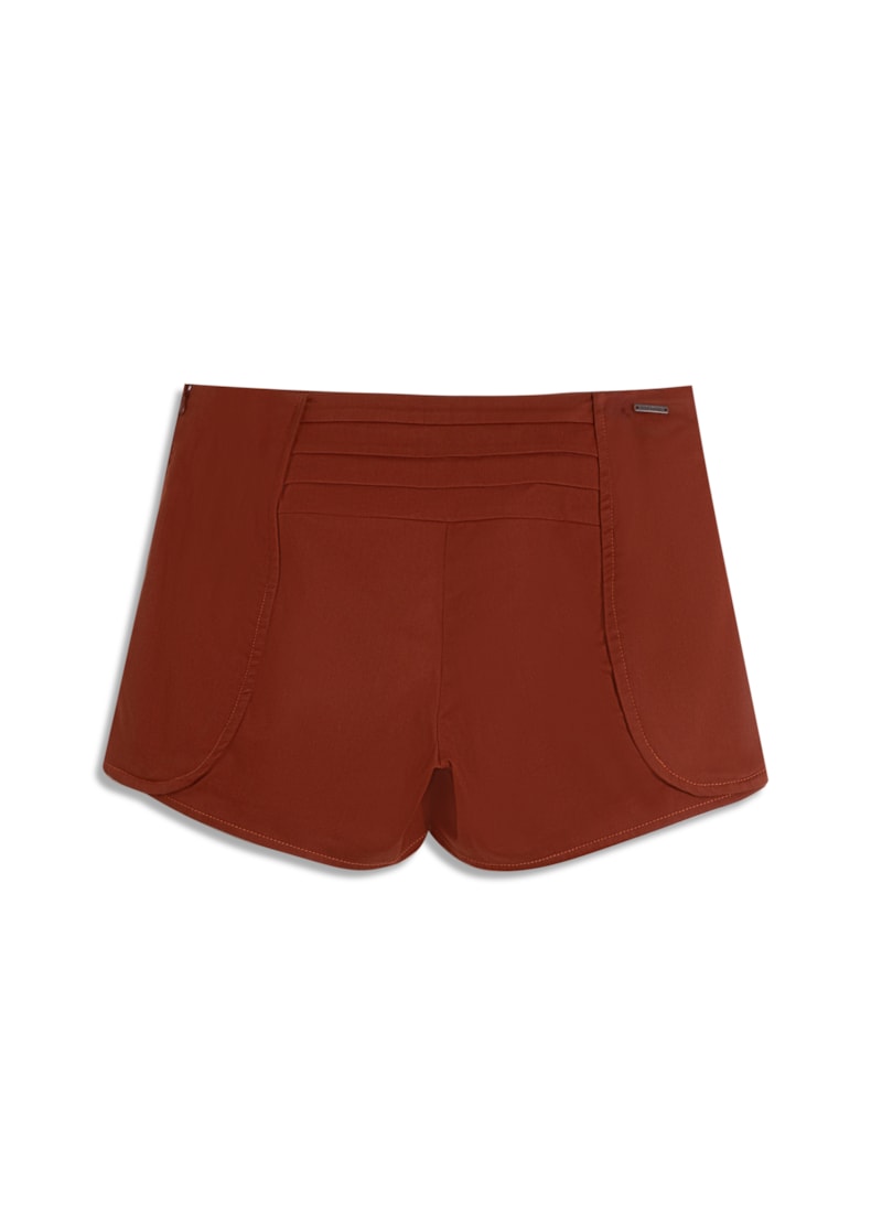 Short Alfaiataria Pregas Terra