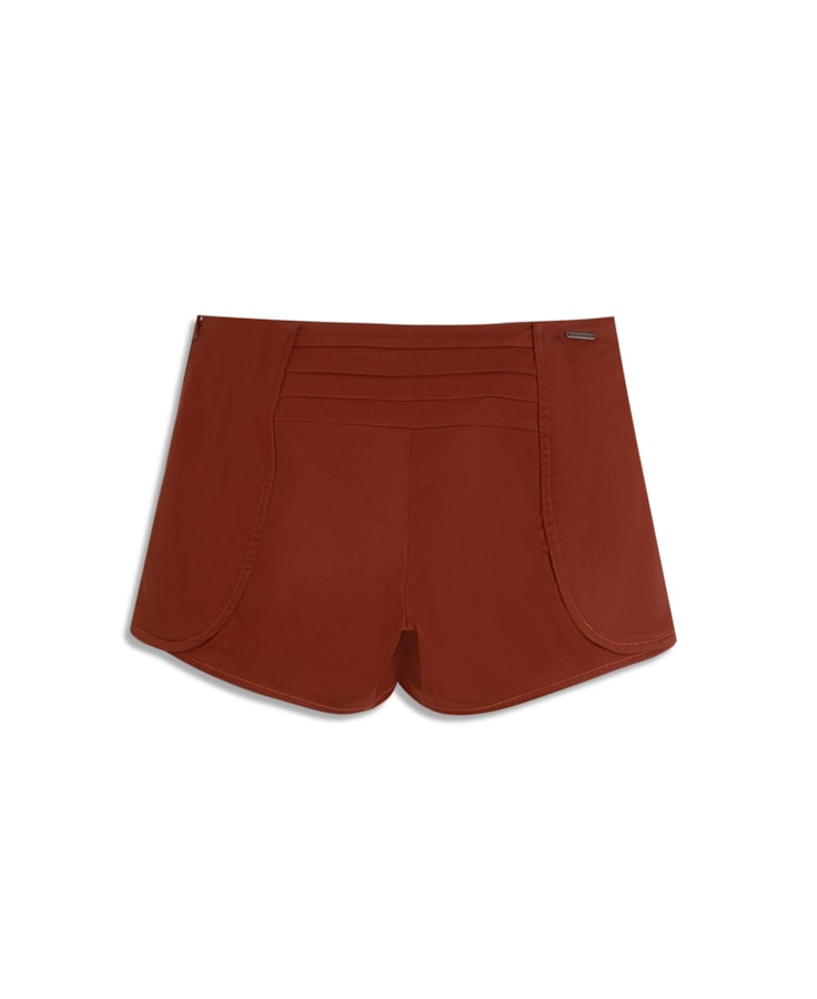 Short Alfaiataria Pregas Terra
