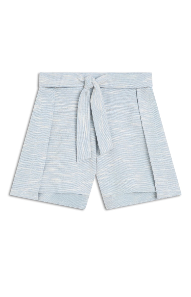 Short Boucle Transpasse Azul Seco