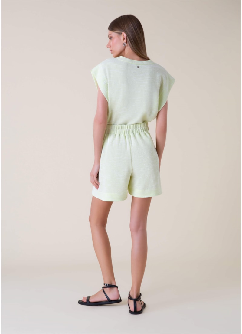 Short Boucle Transpasse Lemon