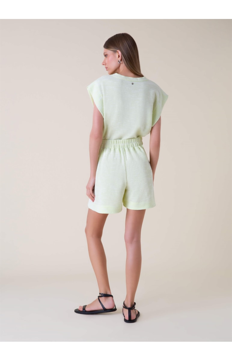 Short Boucle Transpasse Lemon