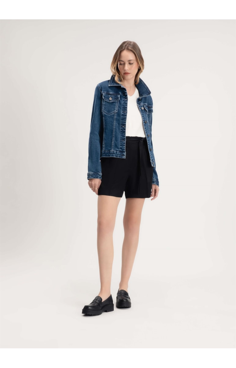Short Cupro Touch Preto
