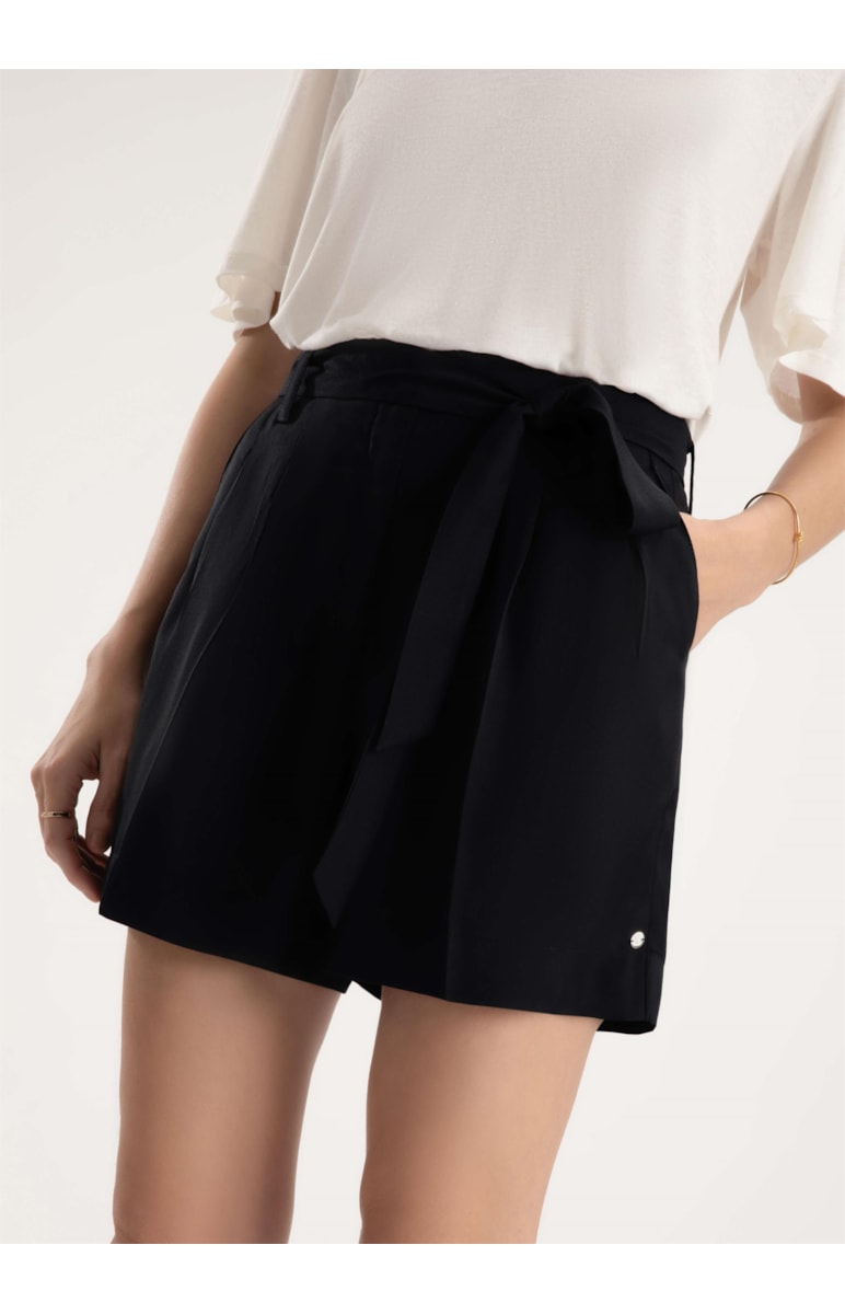 Short Cupro Touch Preto