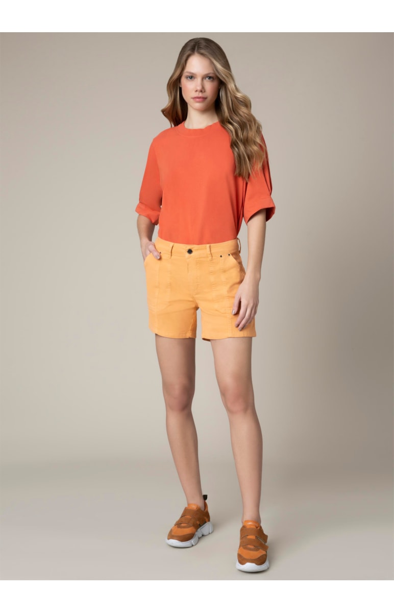 Short Luiza Jogger Color Laranja