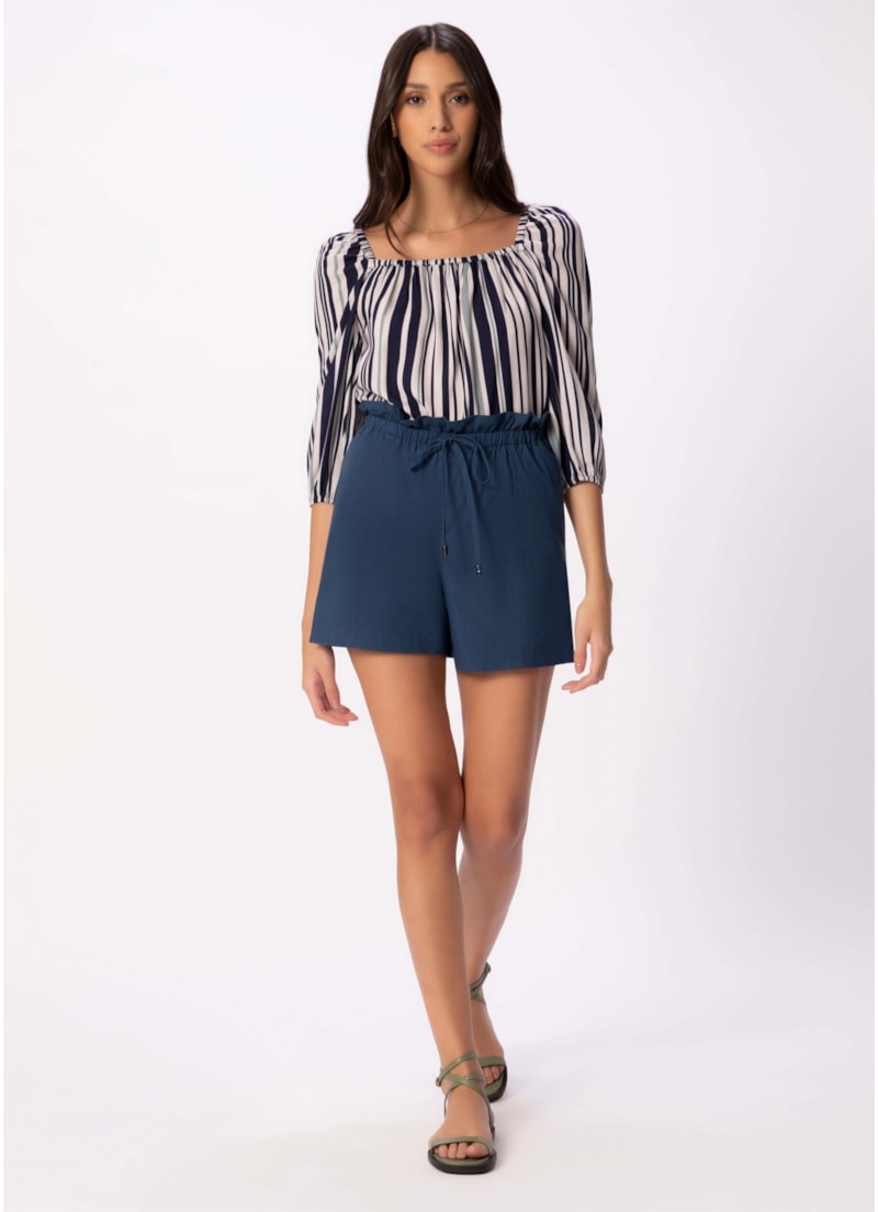 Short Tricoline Lake Clochard Dark Navy