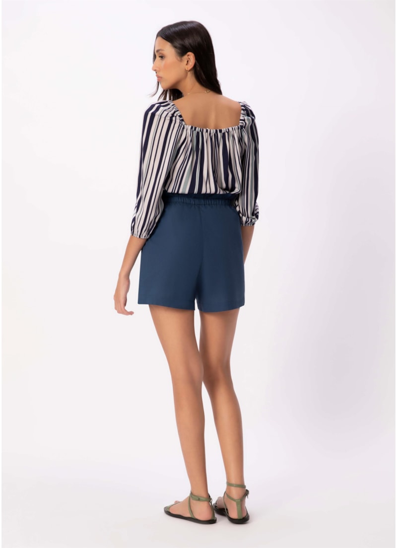 Short Tricoline Lake Clochard Dark Navy