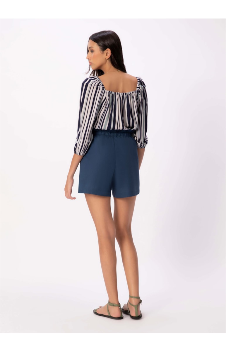 Short Tricoline Lake Clochard Dark Navy