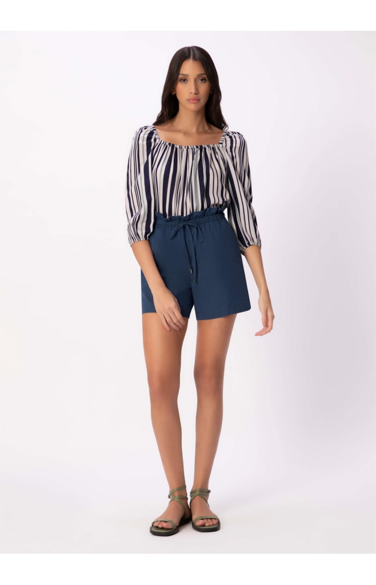 Short Tricoline Lake Clochard Dark Navy
