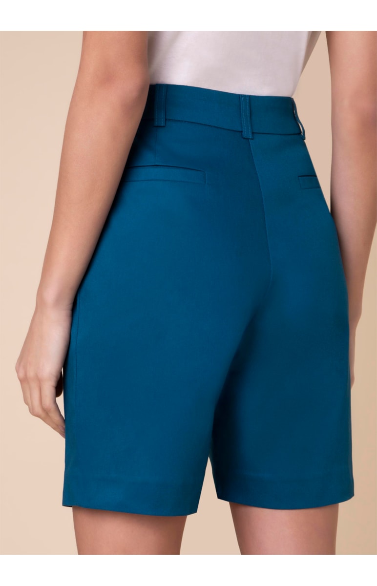 Shorts Com Pregas Duplas Petroleo