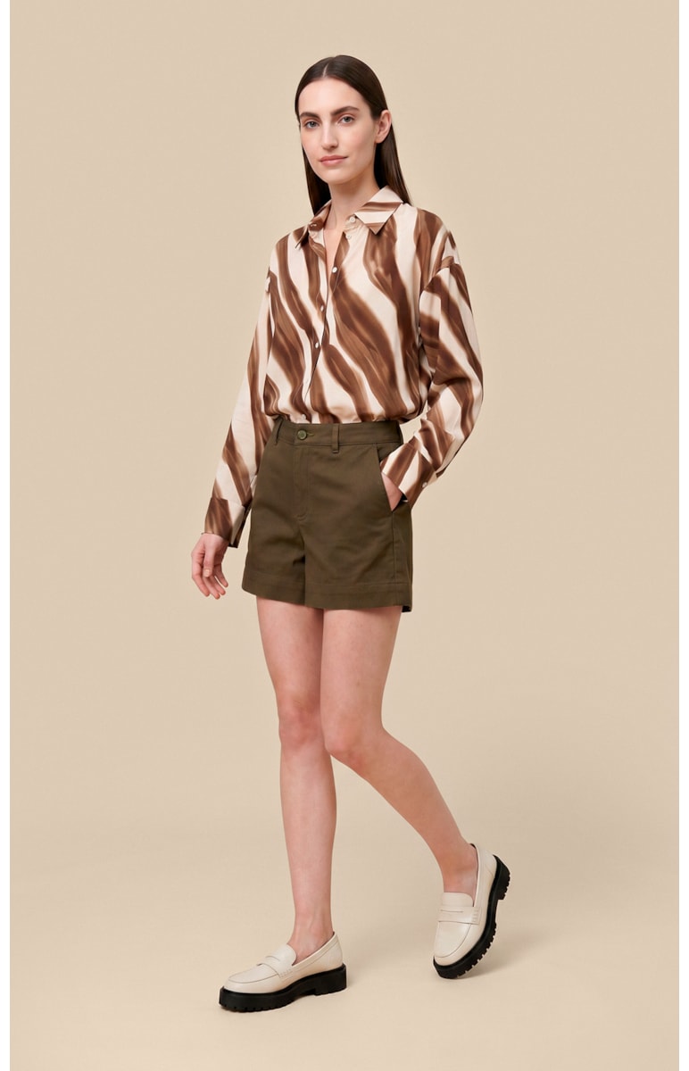 Shorts Sabrina Jogging Color Musgo