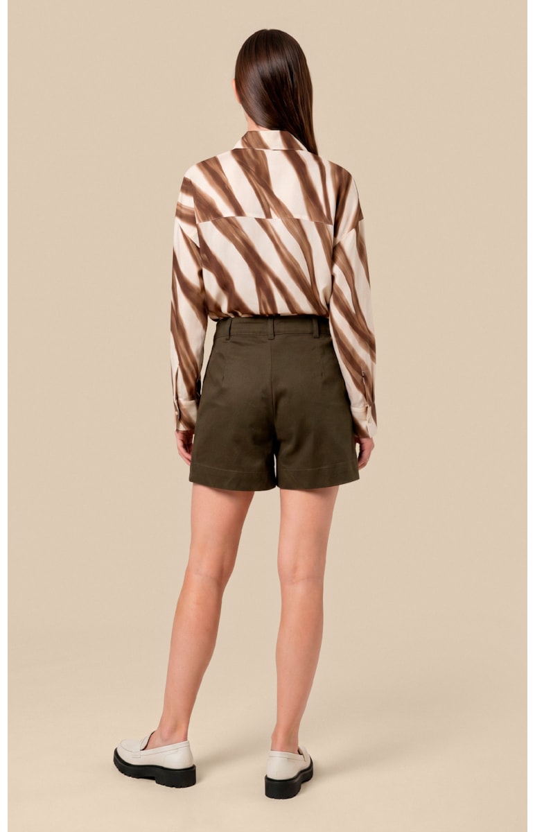 Shorts Sabrina Jogging Color Musgo