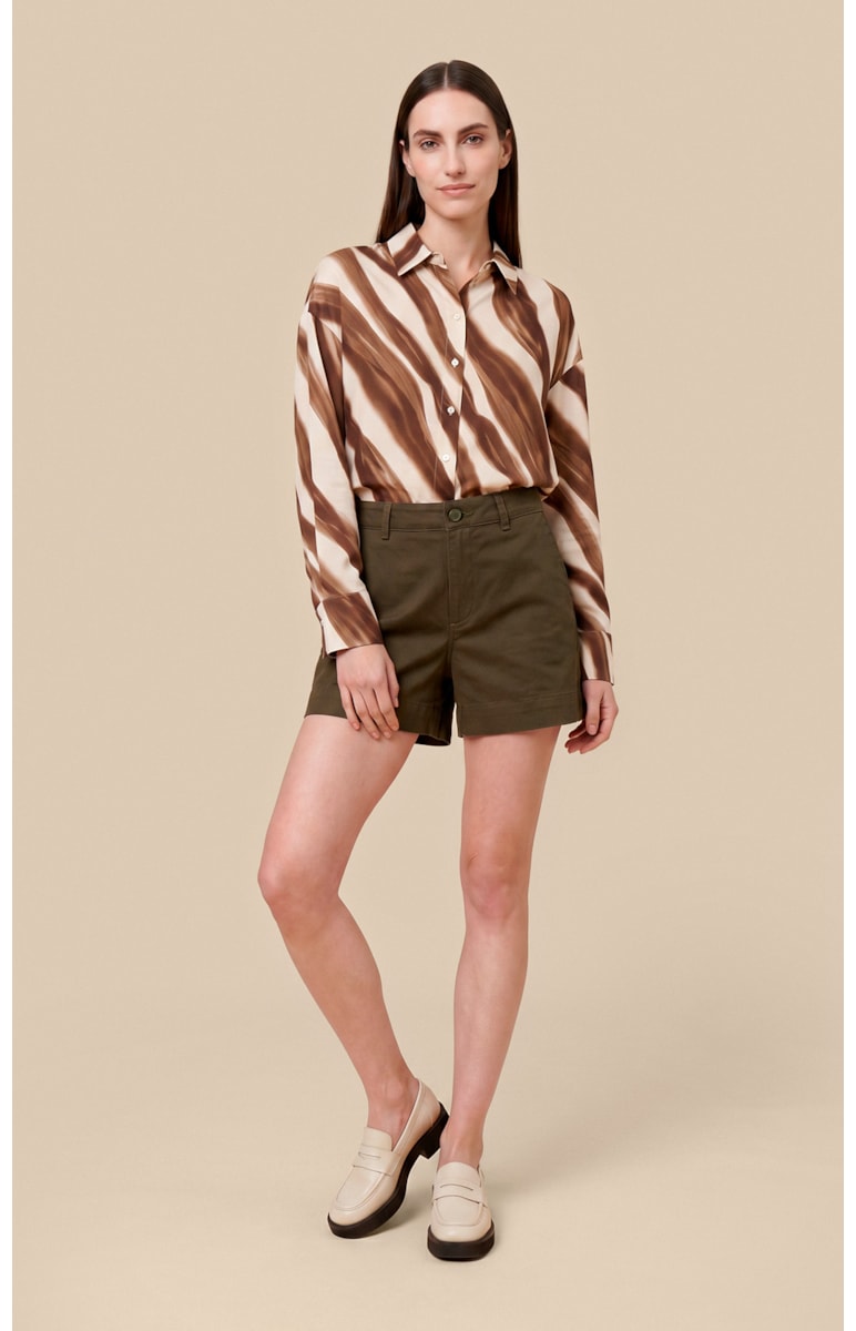 Shorts Sabrina Jogging Color Musgo