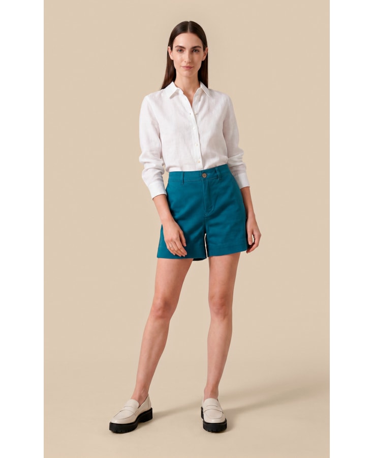 Shorts Sabrina Jogging Color Petróleo