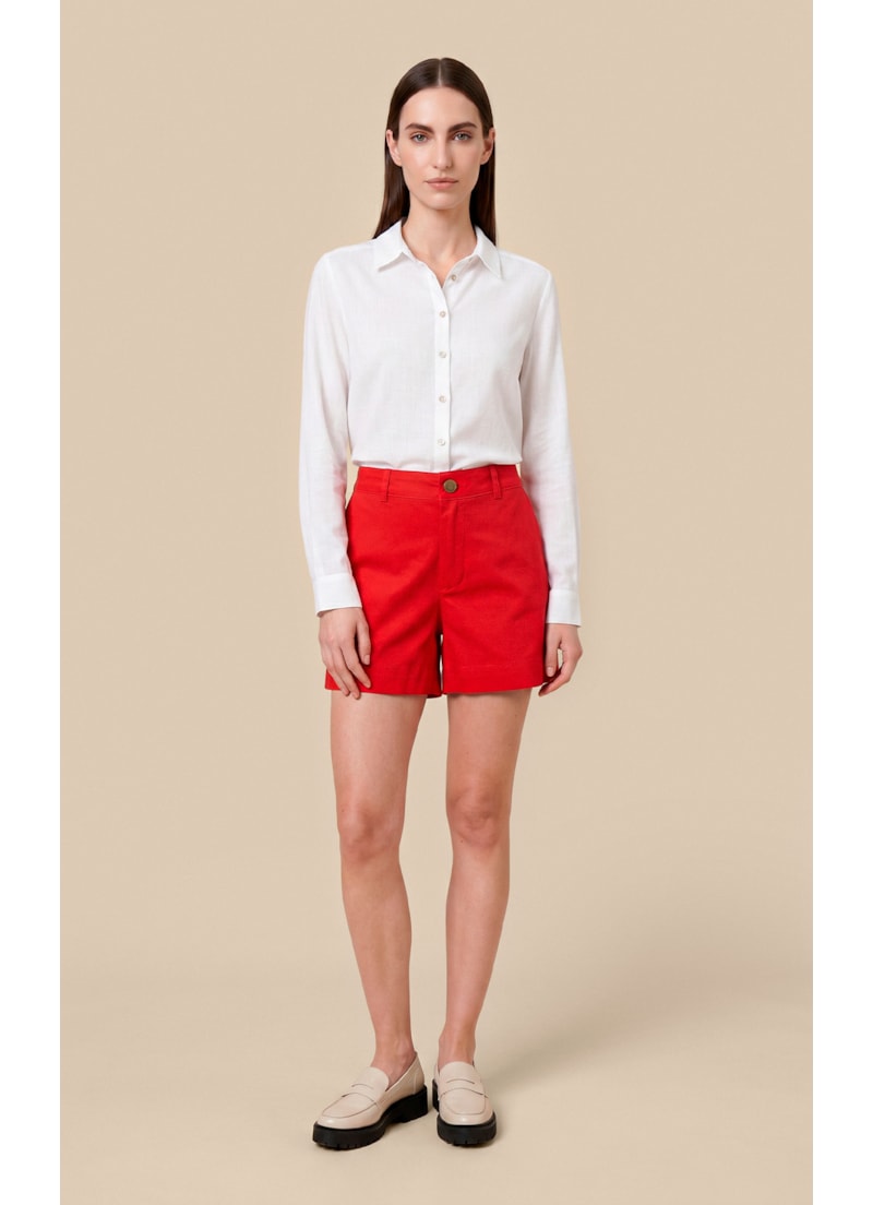 Shorts Sabrina Jogging Color Vermelho